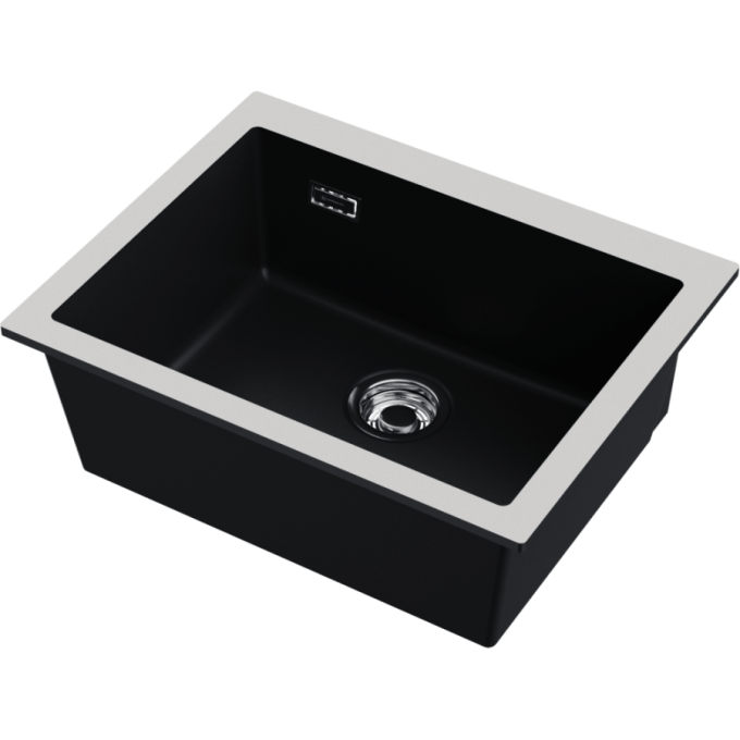 Мойка OMOIKIRI OMISHIMA 60-U-BL MATT Natceramic/черный 4997513